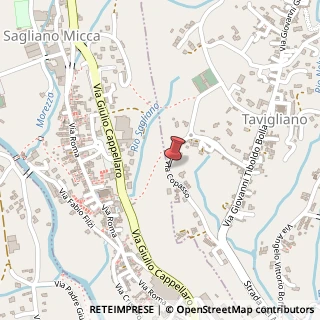 Mappa Via Copasso, 55, 13811 Tavigliano, Biella (Piemonte)