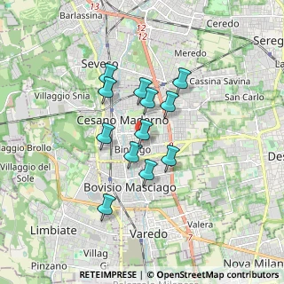 Mappa Via Cesare Beccaria, 20811 Cesano Maderno MB, Italia (1.31)