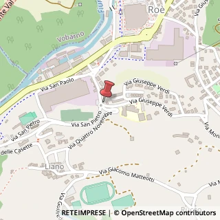 Mappa Via Giuseppe Verdi, 1, 25077 Roe' Volciano BS, Italia, 25077 Roè Volciano, Brescia (Lombardia)