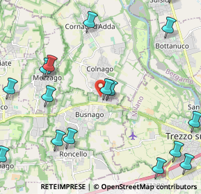 Mappa Viale Italia 175 Capannone, 20874 Busnago MB, Italia (3.00941)