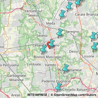 Mappa Via Giacomo Leopardi, 20031 Cesano Maderno MB, Italia (5.97833)