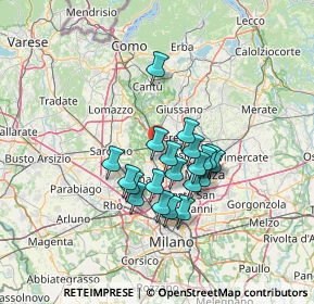 Mappa Via Giacomo Leopardi, 20031 Cesano Maderno MB, Italia (10.411)