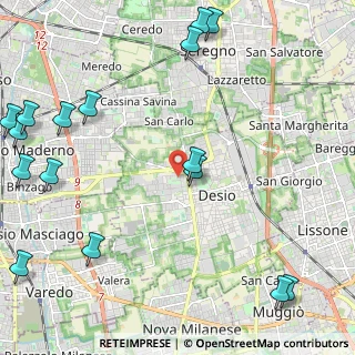 Mappa Via E.Montale, 20832 Desio MB, Italia (3.17)