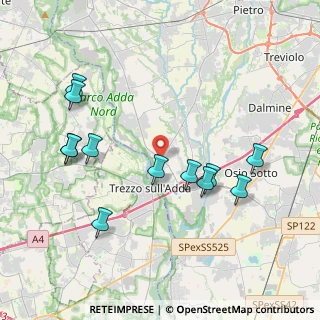 Mappa Via Bergamo, 24042 Capriate San Gervasio BG, Italia (4.16)