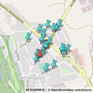 Mappa Via Bergamo, 24042 Capriate San Gervasio BG, Italia (0.16296)