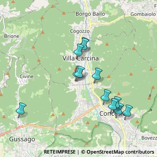 Mappa Via Cesare Scaluggia, 25069 Villa Carcina BS, Italia (1.88667)