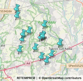 Mappa Via Enrico Berlinguer, 20874 Cornate d'Adda MB, Italia (3.29667)