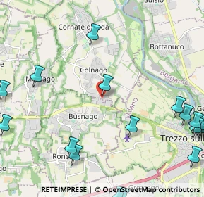 Mappa Via Enrico Berlinguer, 20874 Cornate d'Adda MB, Italia (3.3635)