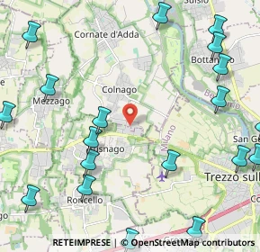 Mappa Via Enrico Berlinguer, 20874 Cornate d'Adda MB, Italia (3.0815)