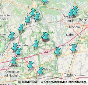 Mappa Via Enrico Berlinguer, 20874 Cornate d'Adda MB, Italia (9.68)