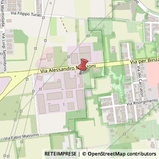 Mappa Via A. Manzoni, 154, 20811 Cesano Maderno, Monza e Brianza (Lombardia)