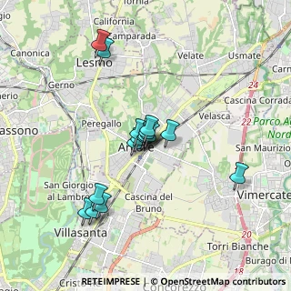 Mappa Via Trento e Trieste, 20862 Arcore MB, Italia (1.37813)