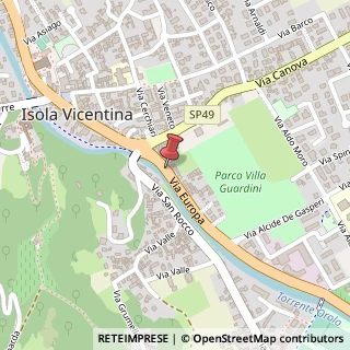 Mappa Via arasella, 36033 Isola Vicentina, Vicenza (Veneto)