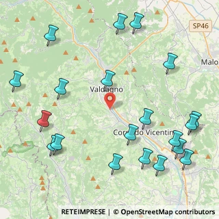 Mappa Località Campagna, 36078 Valdagno VI, Italia (5.5295)