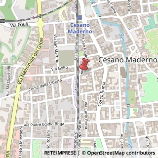 Mappa Corso della Libertà, 55, 20811 Cesano Maderno, Monza e Brianza (Lombardia)