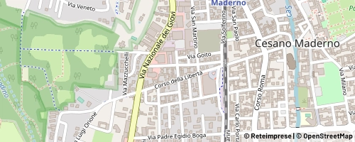 Mappa Cesano Maderno