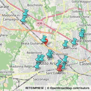 Mappa Via Brigata Garibaldi, 21052 Busto Arsizio VA, Italia (2.32063)
