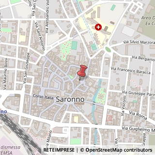 Mappa Via Padre Luigi Monti, 10, 21047 Saronno, Varese (Lombardia)