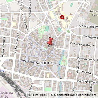 Mappa Vicolo Castellaccio, 9, 21047 Saronno, Varese (Lombardia)