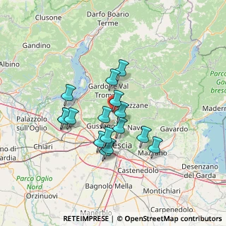 Mappa Via Italia, 25069 Villa Carcina BS, Italia (11.38188)