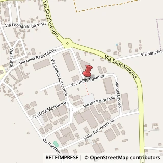 Mappa Via del Lavoro, 10, 35014 Fontaniva, Padova (Veneto)