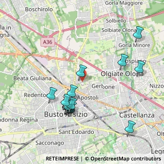 Mappa Via Dante Segatto, 21057 Olgiate Olona VA, Italia (2.06615)