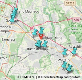 Mappa Via Dante Segatto, 21057 Olgiate Olona VA, Italia (4.62286)