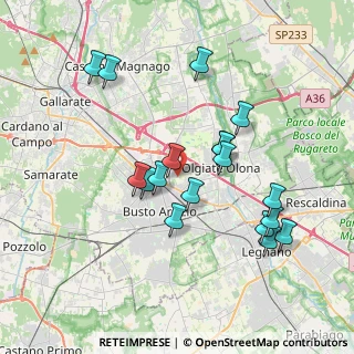 Mappa Via Dante Segatto, 21057 Olgiate Olona VA, Italia (3.56056)