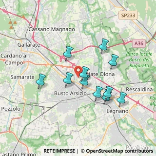 Mappa Via Dante Segatto, 21057 Olgiate Olona VA, Italia (3.14727)