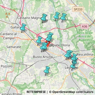 Mappa Via Dante Segatto, 21057 Olgiate Olona VA, Italia (3.79188)