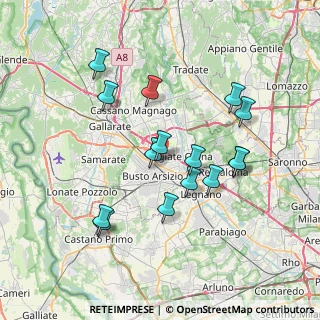 Mappa Via Dante Segatto, 21057 Olgiate Olona VA, Italia (6.92933)