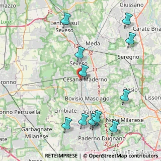 Mappa Corso della Libertà, 20031 Cesano Maderno MB, Italia (4.99583)
