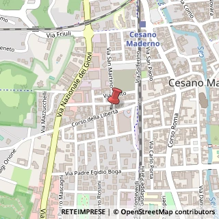 Mappa Corso della Libertà, 48, 20811 Cesano Maderno, Monza e Brianza (Lombardia)