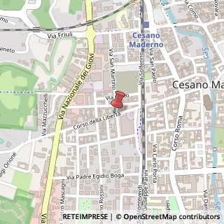 Mappa Corso della Libertà, 68, 20811 Cesano Maderno, Monza e Brianza (Lombardia)