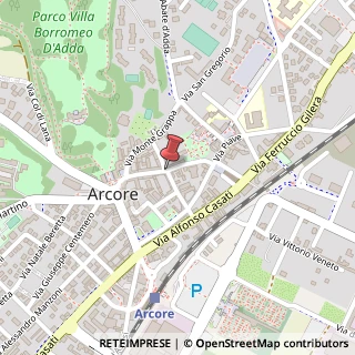 Mappa Via 4 Novembre,  1, 20043 Arcore, Monza e Brianza (Lombardia)