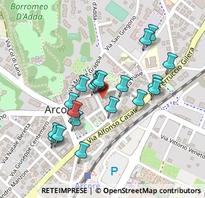 Mappa Via Isonzo, 20862 Arcore MB, Italia (0.197)