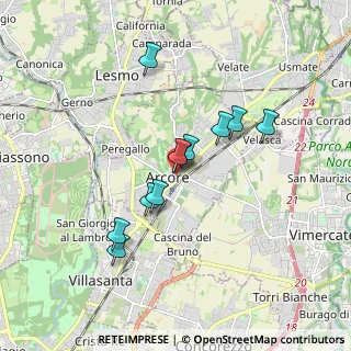 Mappa Via 4 Novembre, 20862 Arcore MB, Italia (1.39273)