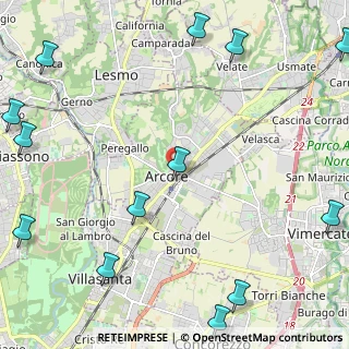 Mappa Via 4 Novembre, 20862 Arcore MB, Italia (3.41769)
