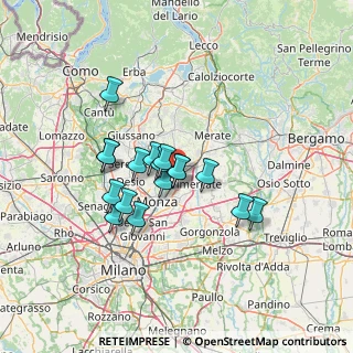 Mappa Via 4 Novembre, 20862 Arcore MB, Italia (10.58471)