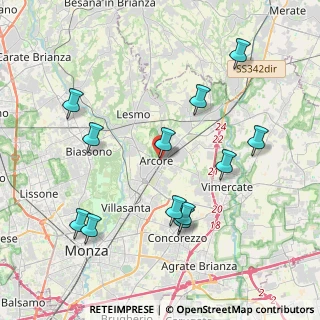 Mappa Via 4 Novembre, 20862 Arcore MB, Italia (4.26)