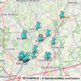 Mappa Via 4 Novembre, 20862 Arcore MB, Italia (4.5055)