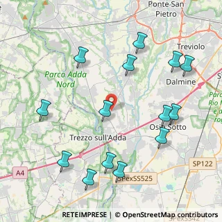 Mappa SP 155, 24042 Capriate San Gervasio BG (4.76857)