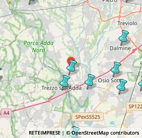 Mappa SP 155, 24042 Capriate San Gervasio BG (6.52214)