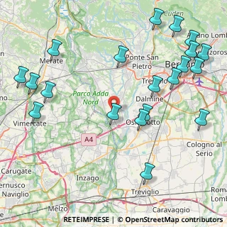 Mappa SP 155, 24042 Capriate San Gervasio BG (10.8305)