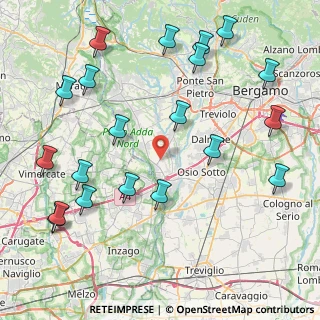 Mappa SP 155, 24042 Capriate San Gervasio BG (10.255)