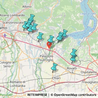 Mappa Via Cercone, 24060 Castelli Calepio BG, Italia (7.674)