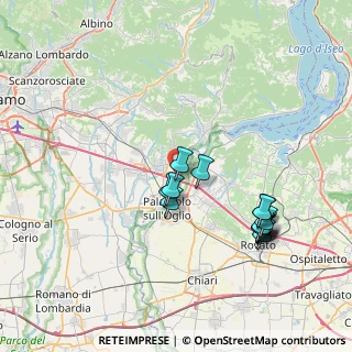 Mappa Via Cercone, 24060 Castelli Calepio BG, Italia (7.55)