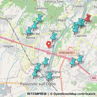 Mappa Via Cercone, 24060 Castelli Calepio BG, Italia (2.562)
