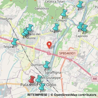 Mappa Via Cercone, 24060 Castelli Calepio BG, Italia (2.89308)