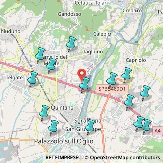 Mappa Via Cercone, 24060 Castelli Calepio BG, Italia (2.60643)